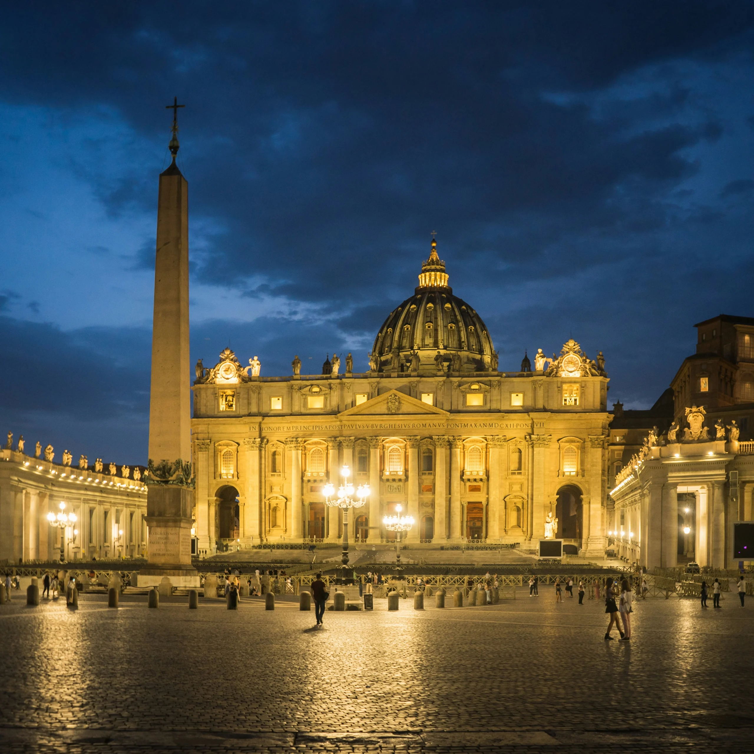 What unique experiences can visitors enjoy during a Vatican night tour?